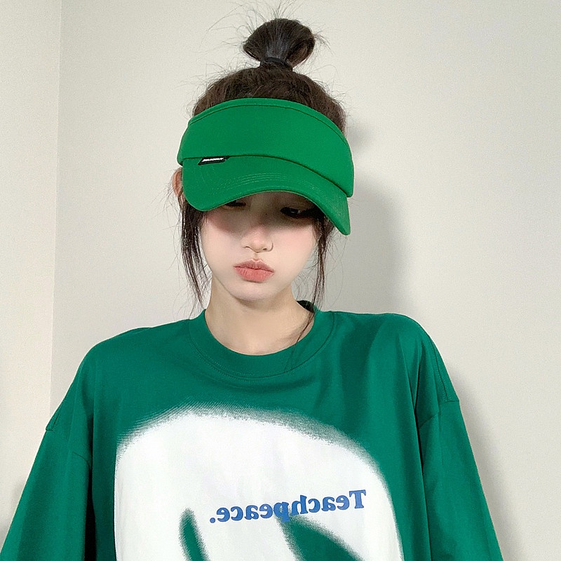Mũ Lưỡi Trai Hở Chóp Màu Sắc Trơn Phong Cách Hàn Quốc Thời Trang