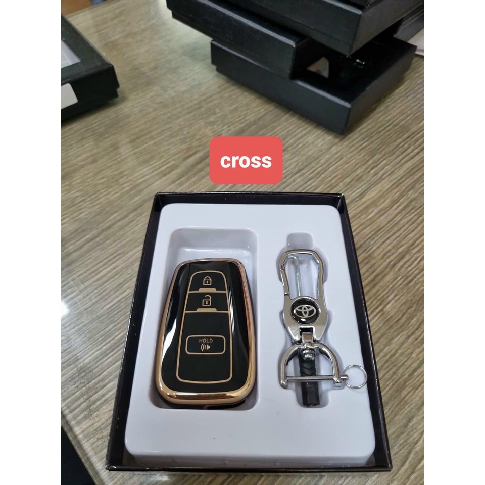 Ốp chìa khóa xe Camry 2019-2022, Ốp chìa khóa xe Altis 2021 2022 có kèm móc treo đẹp - MTG