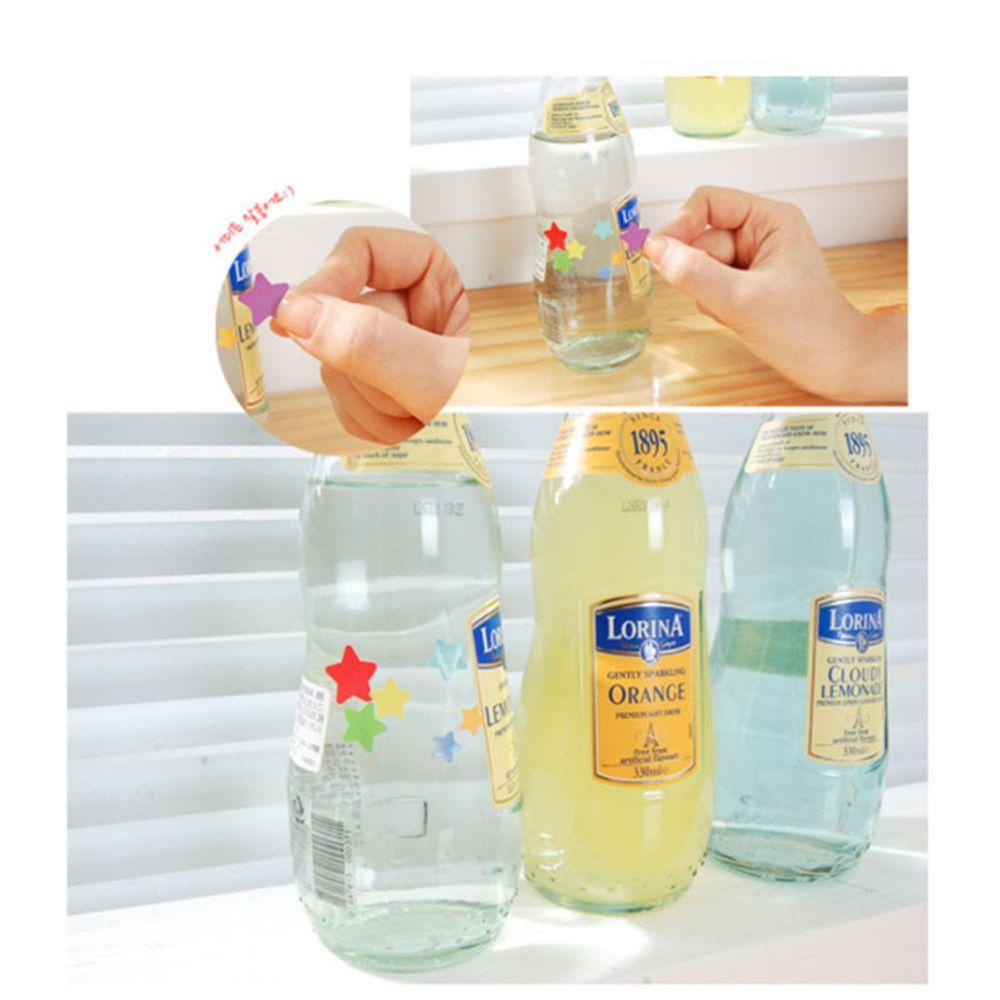 LANSEL Set 6 Tấm Hình Dán Trái Tim Ngôi Sao / Chấm Bi Nhiều Màu Sắc Trang Trí Album Ảnh Cho Trẻ Em