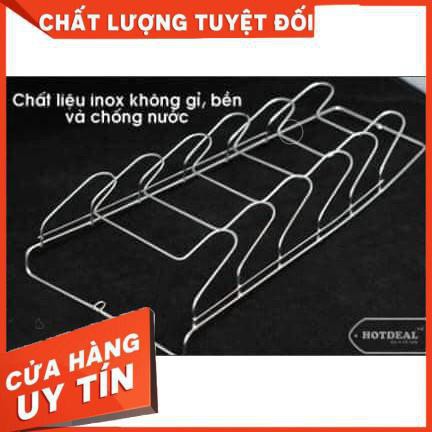 Giá Treo vung xoong nồi 6 ngăn