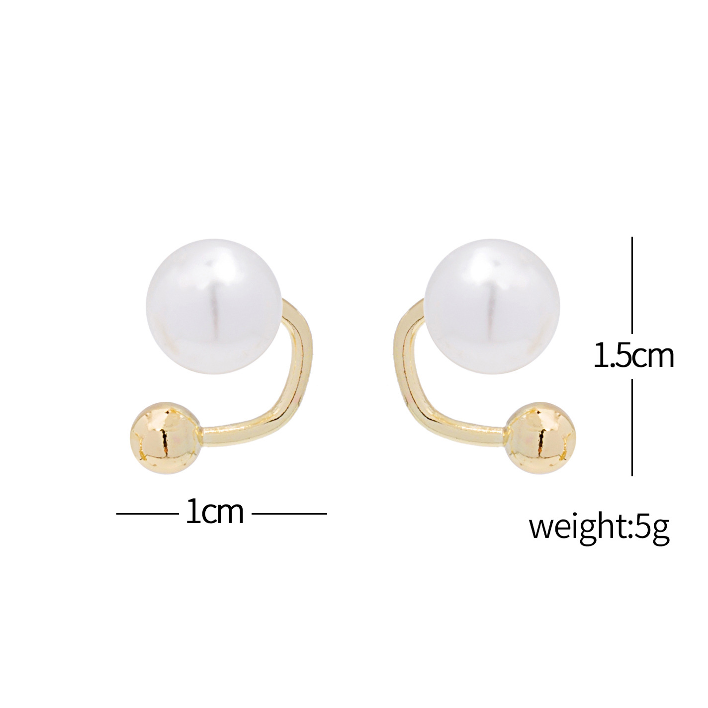 Silver Diamond Fashion Temperament Love Earrings Electrocardiogram Japan and Korea Cupid Asymmetrical Arrow Hanging Diamond Square Pearl Earrings Geometry Trend Earrings