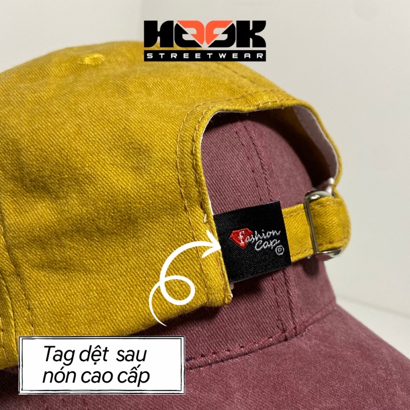 Mũ lưỡi trai Unisex nhiều màu thêu chữ Chance thương hiệu Hook