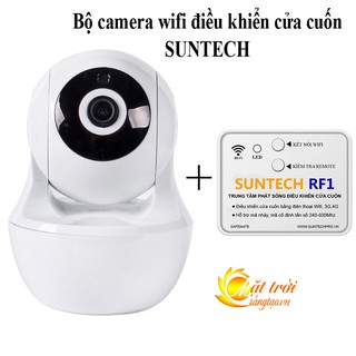 Bộ camera wifi điều khiển cửa cuốn bằng điện thoại SUNTECH