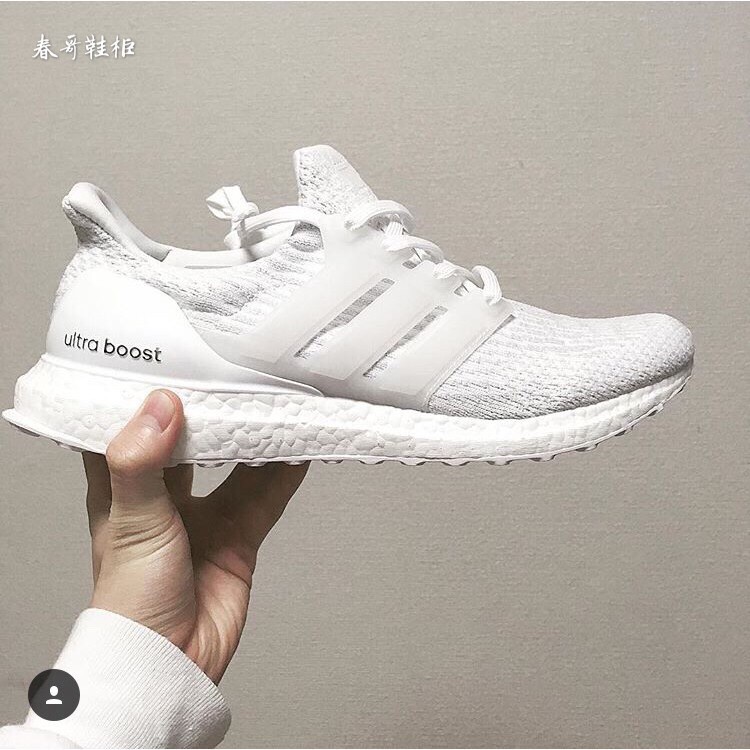 GỐC adidas Ultra Boost UB 3.0 all White Fashion sneaker