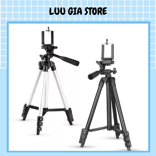 Giá đỡ điện thoại Tripod 3120 kèm kẹp điện thoại 3 chân điều khiển remote tương thích với nhiều dòng máy - Lưu Gia Store