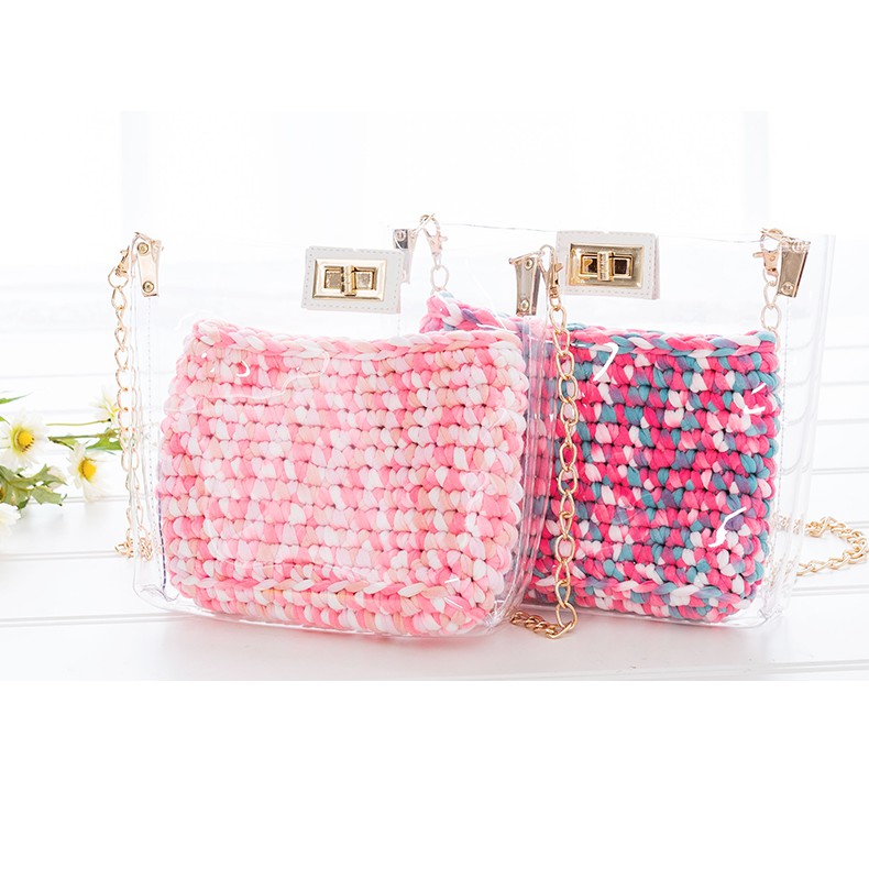 SALE BỎ MẪU - Sợi vải màu loang - T-shirt yarn.