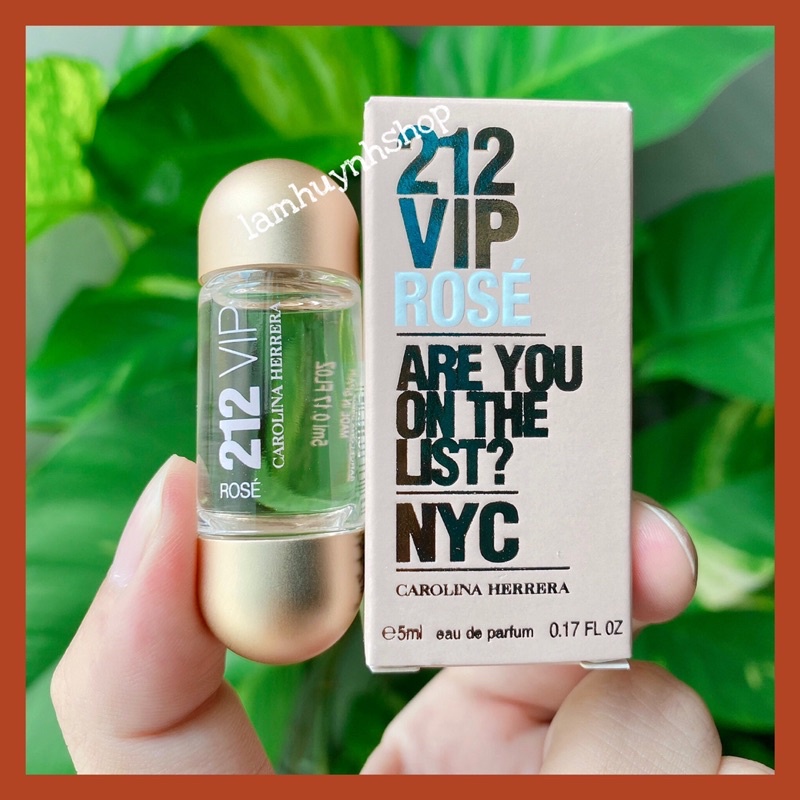 Nước hoa mini 212 VIP ROSE 5ml
