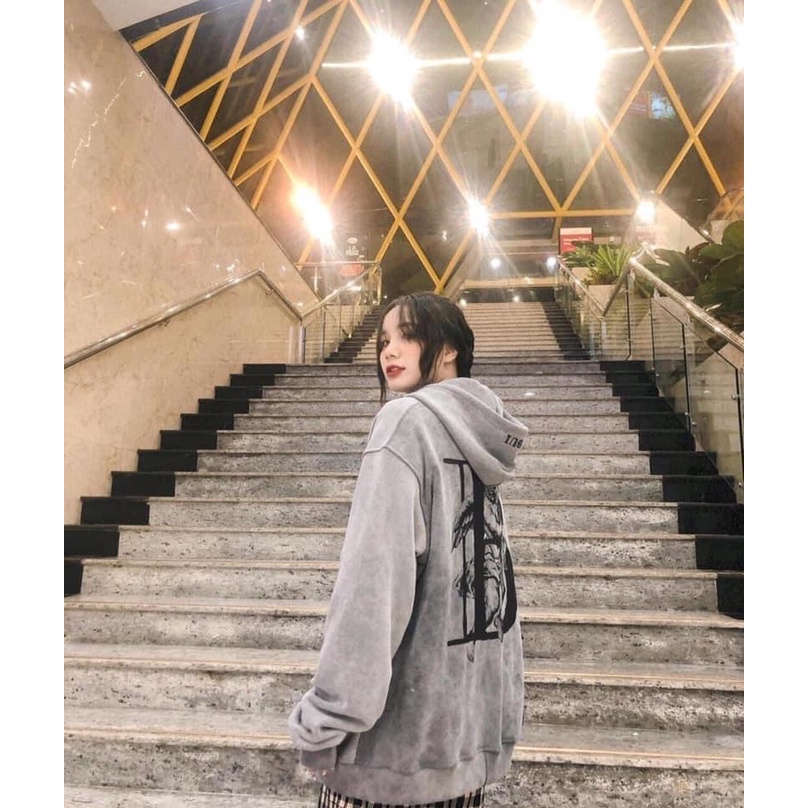 Áo khoác nỉ  ONE UNISEX hình B nam nữ basic hooddie form rộng bo gấu tay phồng hàn quốc ullzang | BigBuy360 - bigbuy360.vn