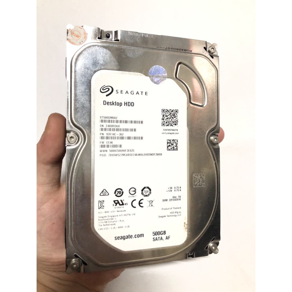 Ổ cứng HDD Seagate 500G chạy tốt