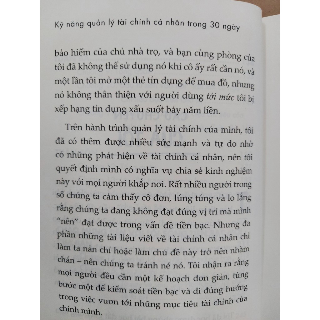 Sách - Kỹ năng quản lý tài chính cá nhân trong 30 ngày