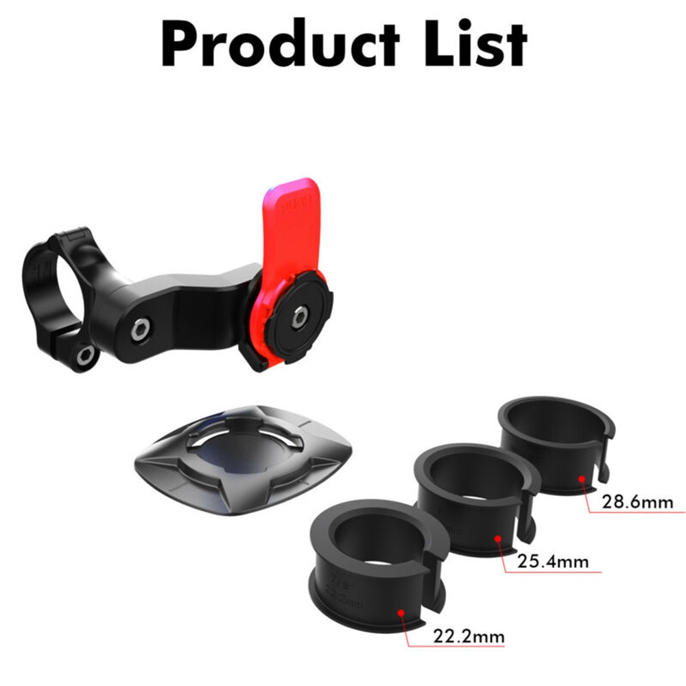Quad Lock Out Front Bicycle Motorcycle Phone Holder Mountain Cradle Cycling Outdoor Sports Accessories
