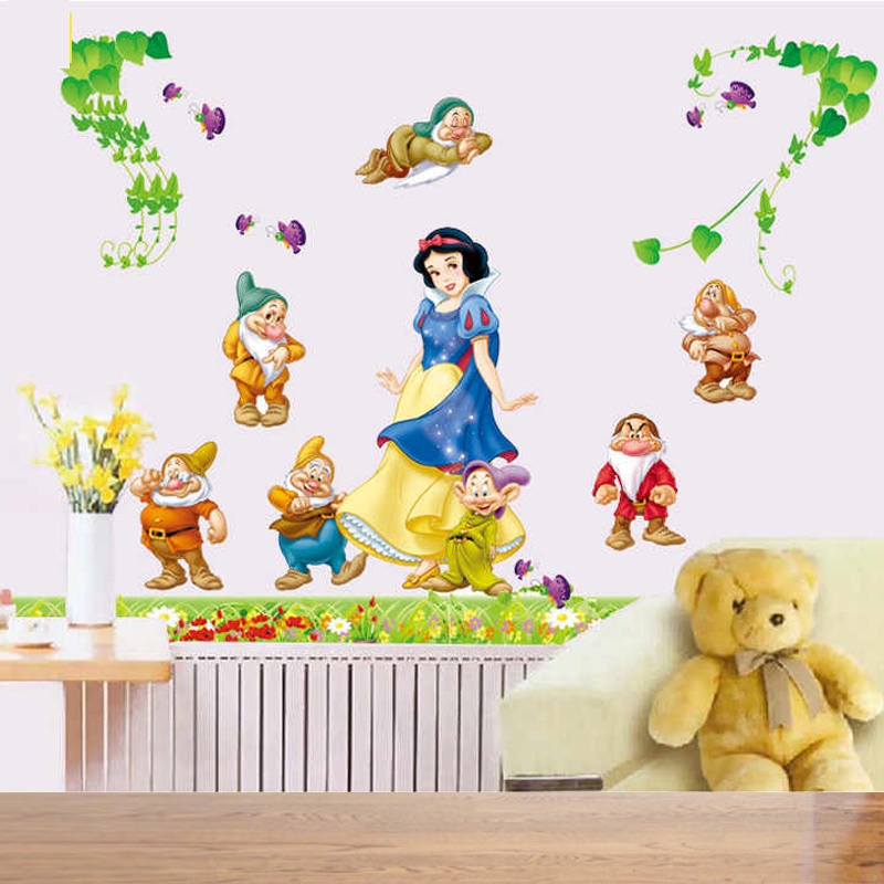 Tranh dán tường cho bé, đề can dán tường cho bé trai bé gái học các con vật tiếng anh, hình dán sticker thú