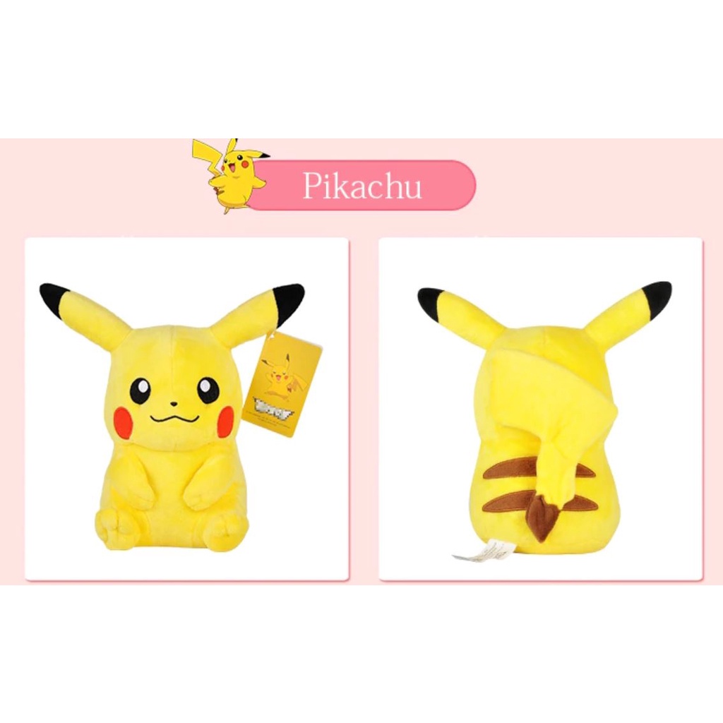 Gấu bông Pokemon Combo 4 Pokémon khởi đầu vùng Kanto + + tặng 1 hình xăm dễ thương bất kỳ