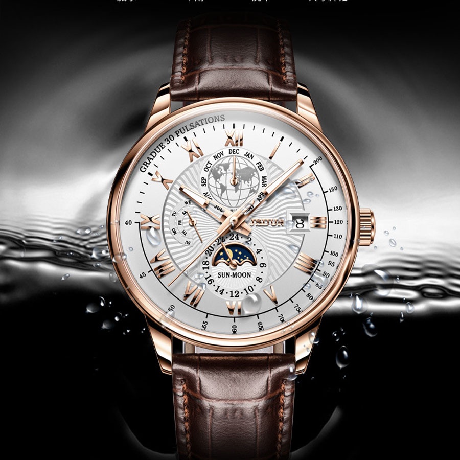 Đồng hồ nam chính hãng olevs, đồng hồ hàng hiệu, sang trọng