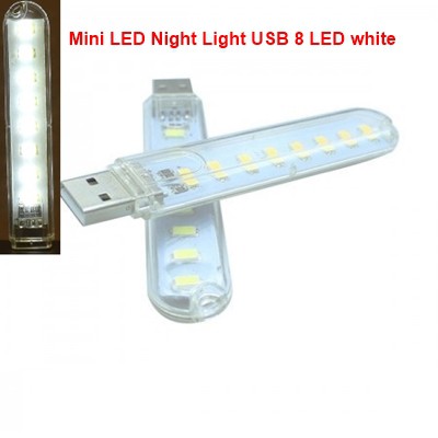 Đèn Mini USB 8 LED ánh sáng trắng