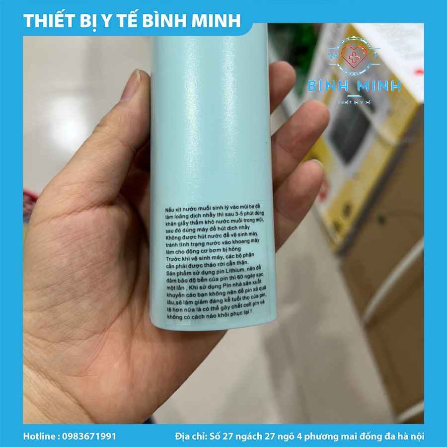 Máy Hút Mũi Kichilachi, Máy Hút Mũi Cho Trẻ Sơ SInh Có Sạc Điện