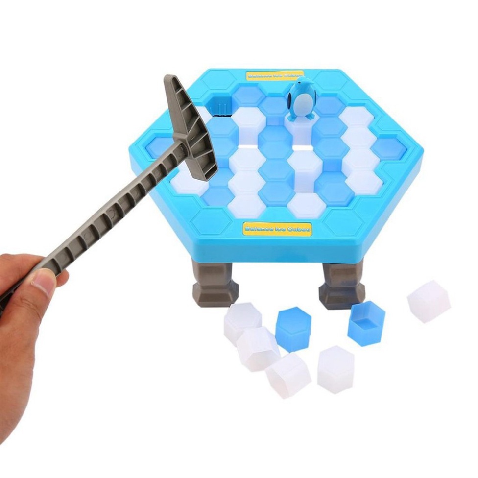 Bộ đồ chơi đập phá ô băng ⚡️𝐌𝐈𝐄̂̃𝐍 𝐏𝐇𝐈́ 𝐒𝐇𝐈𝐏⚡️ Hot Trend, Bẫy chim cánh cụt, an toàn, đồ chơi cho