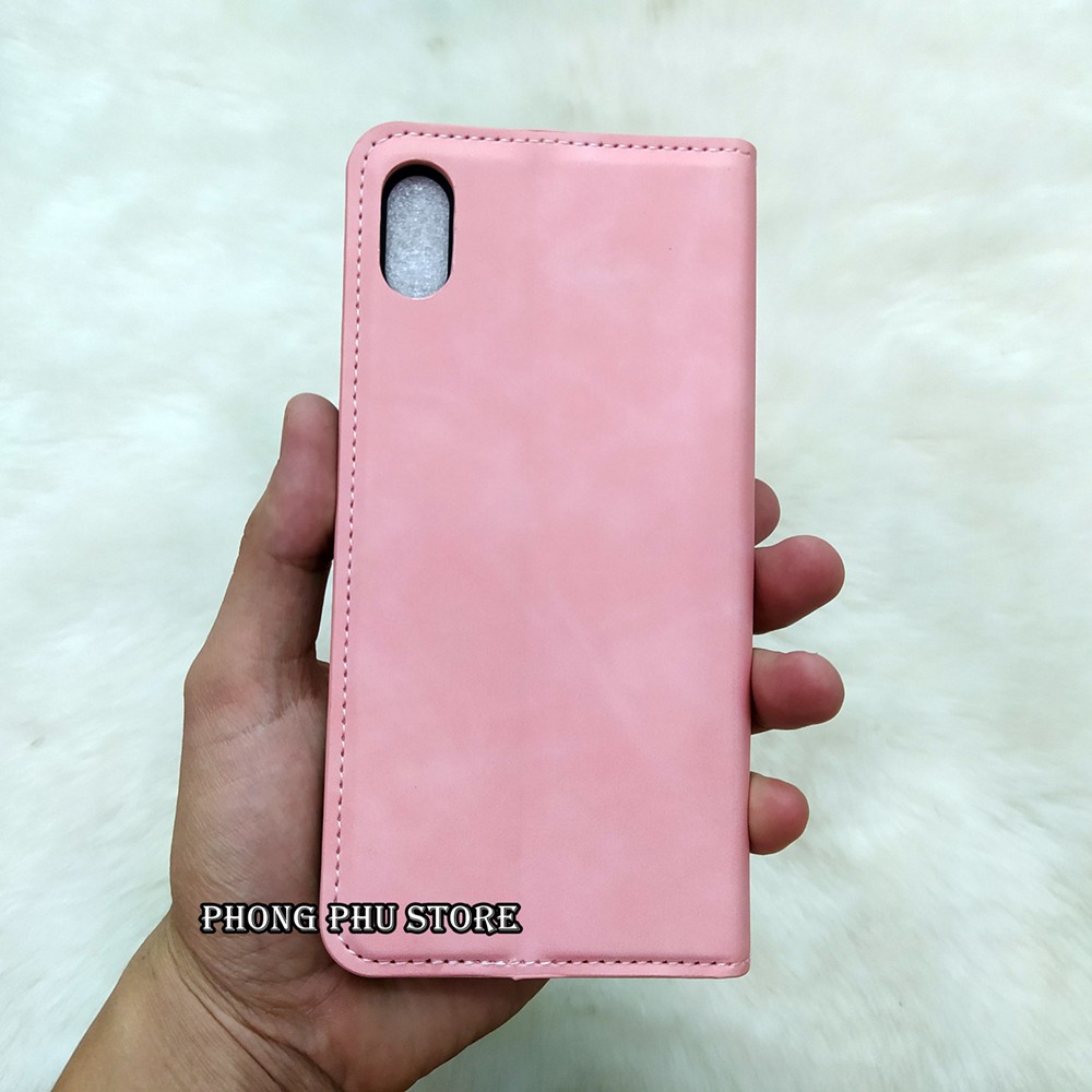 Bao Da PU Dành Cho Iphone XR / Xs Max Kiểu Dáng Gấp 2 Mặt Và Có Phối Ví | BigBuy360 - bigbuy360.vn