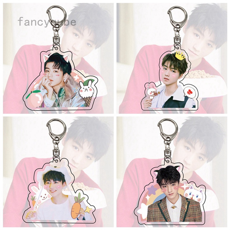 Móc khóa hình Wang Junkai Qianxi Wang Yuan trong TFBOYS