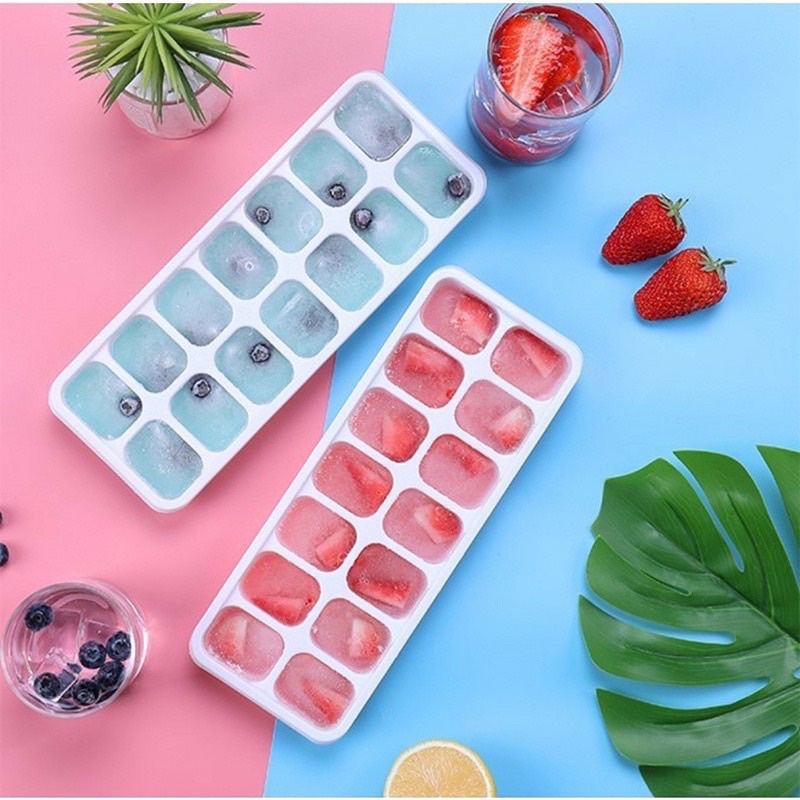 Khay Đá Silicon Làm Rau Câu Làm Kem Đựng Thực Phẩm Ăn Dặm Cho Bé