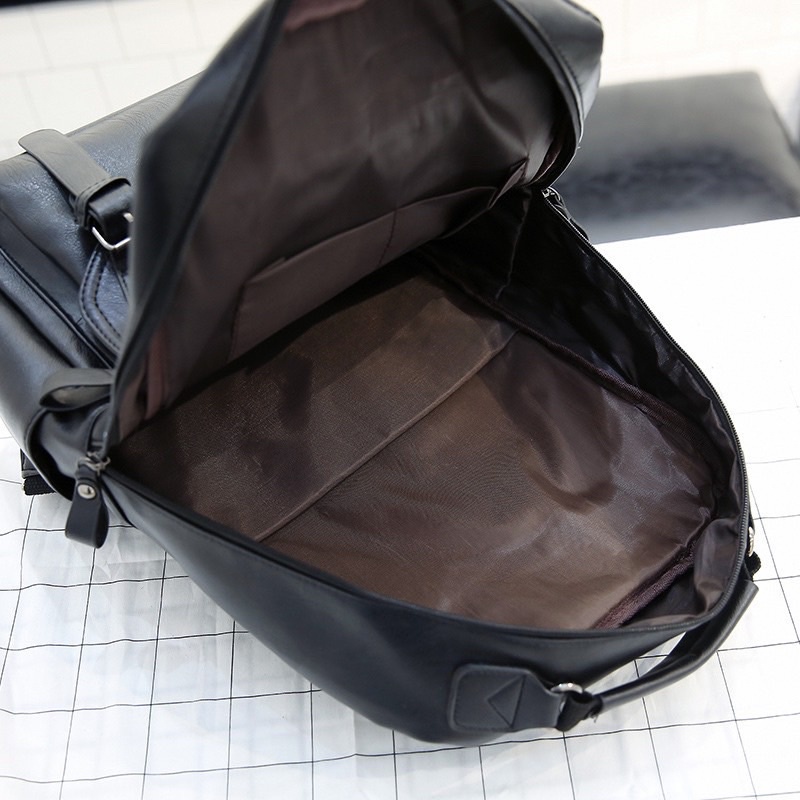 Balo da vintage có sẵn 2 màu nâu và đen - Vintage Backpack