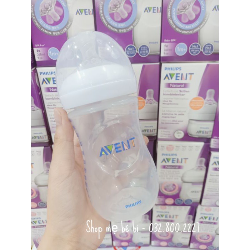 Bình sữa avent natural 60ml 125ml 260ml