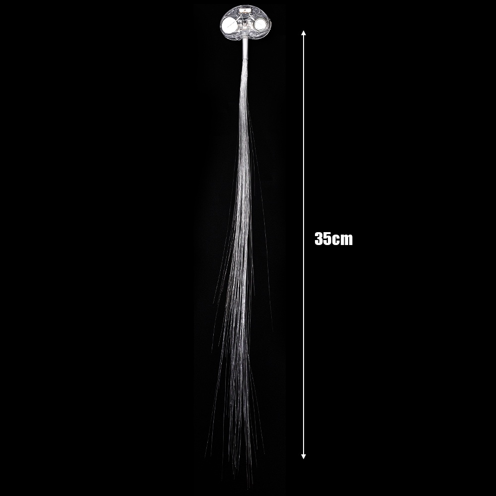 Kẹp Tóc Sợi Quang Nhiều Màu Sắc Có Đèn led Phát Sáng Dành Cho Trẻ Em / Tiệc Giáng Sinh