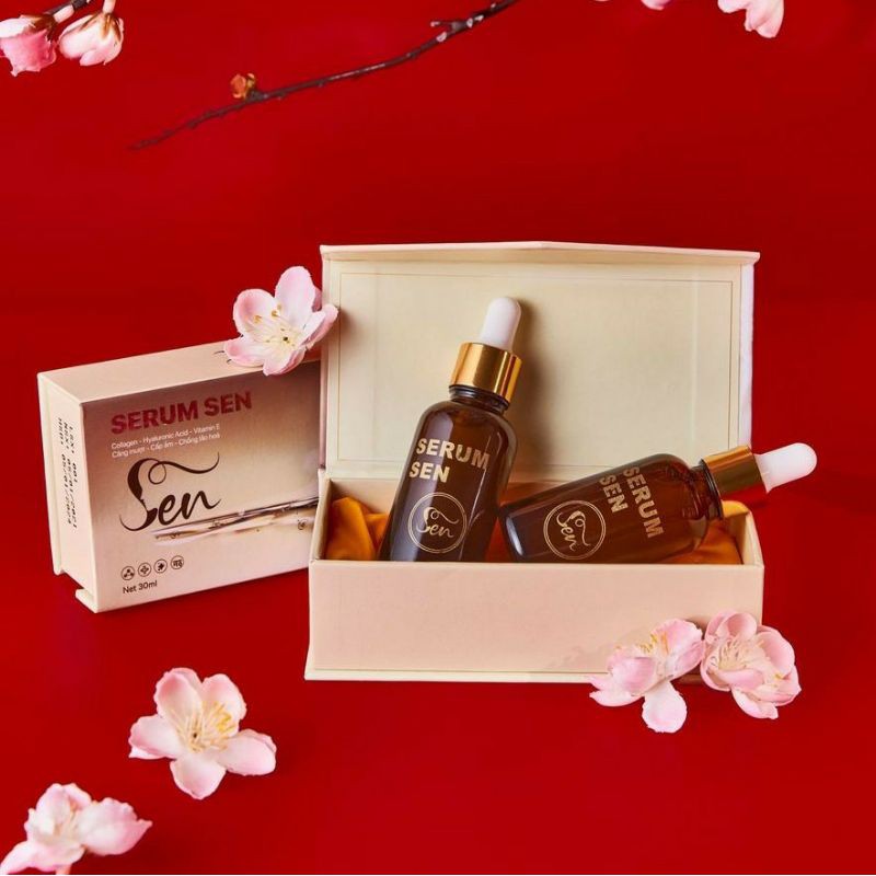Serum Cấp Ẩm Căng Bóng Da Mặt Sen - Dược Phẩm Mỹ Phẩm Sen