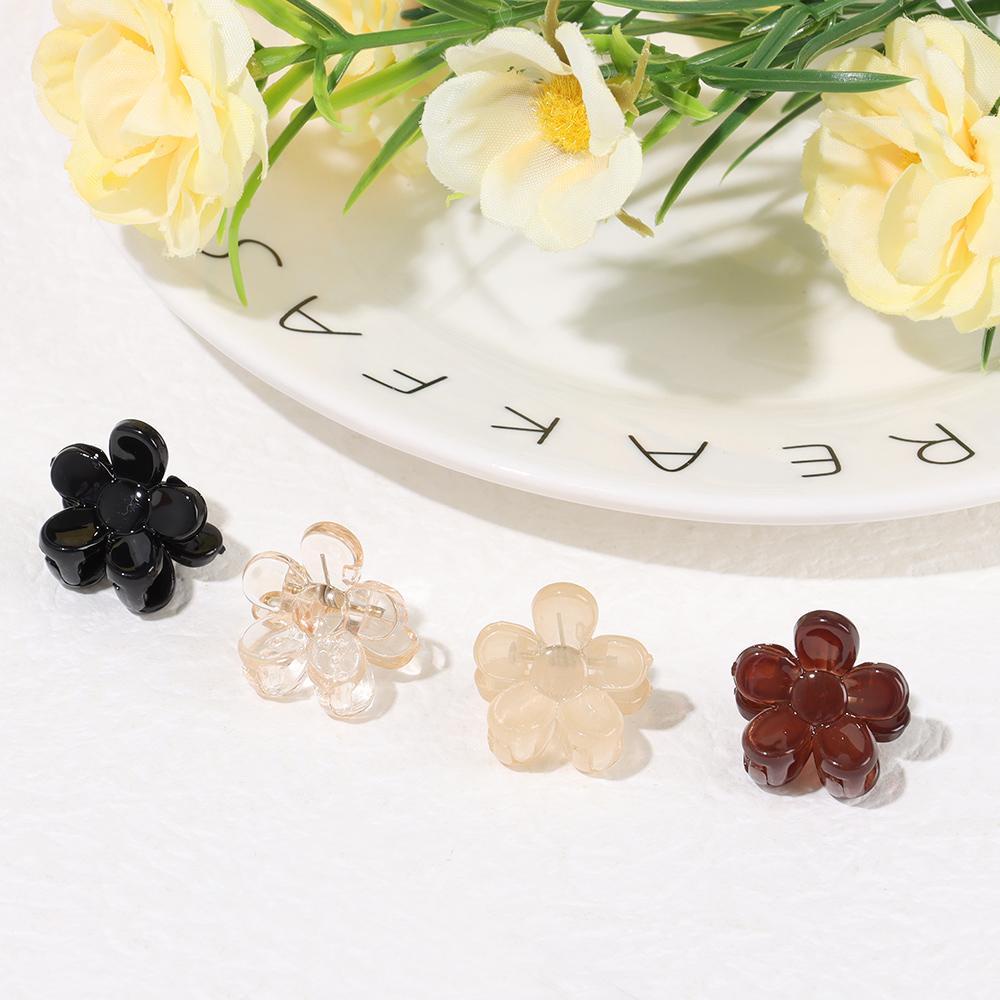 MELODG 1 Kẹp Càng Cua Tạo Kiểu Tóc Mini Hình Bông Hoa Phong Cách Hàn Quốc