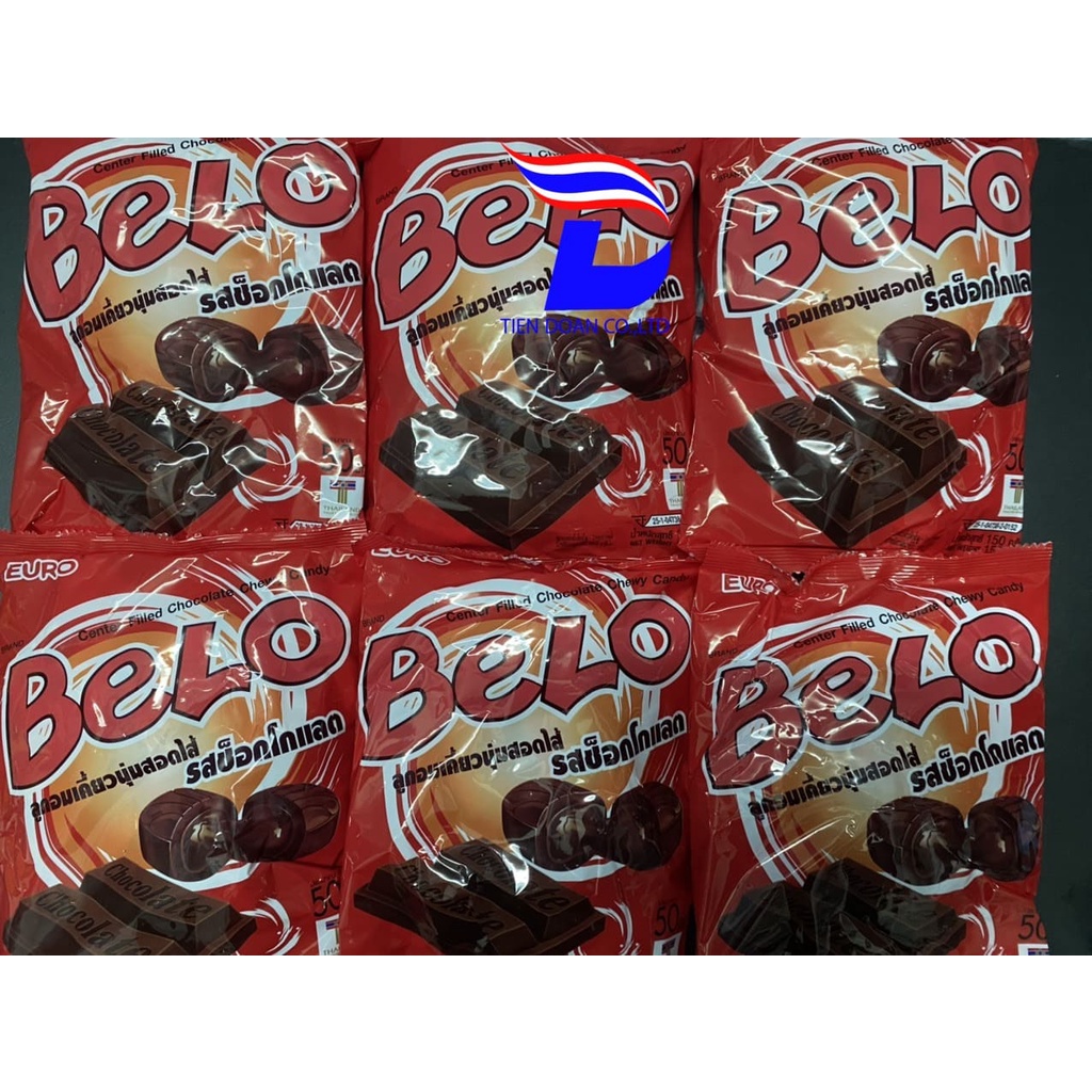 Kẹo viên Belo chocolate Thái Lan 150gr