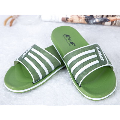 Classic men's slippers anti slip flat bottom fashion home leisure beach one word cool slippers summer