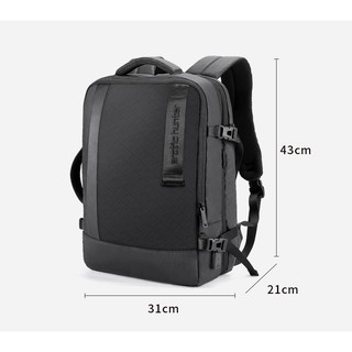 Balo cao cấp Arctic Hunter B00351 kích thước 15.6 inch, có khóa mở rộng như vali