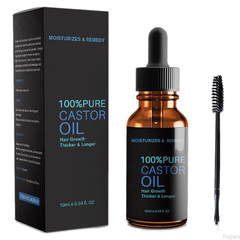 (Hàng Mới Về) Dầu Thầu Dầu Hữu Cơ 10ml Kích Thích Mọc Lông Mi Và Cọ Hujio | BigBuy360 - bigbuy360.vn