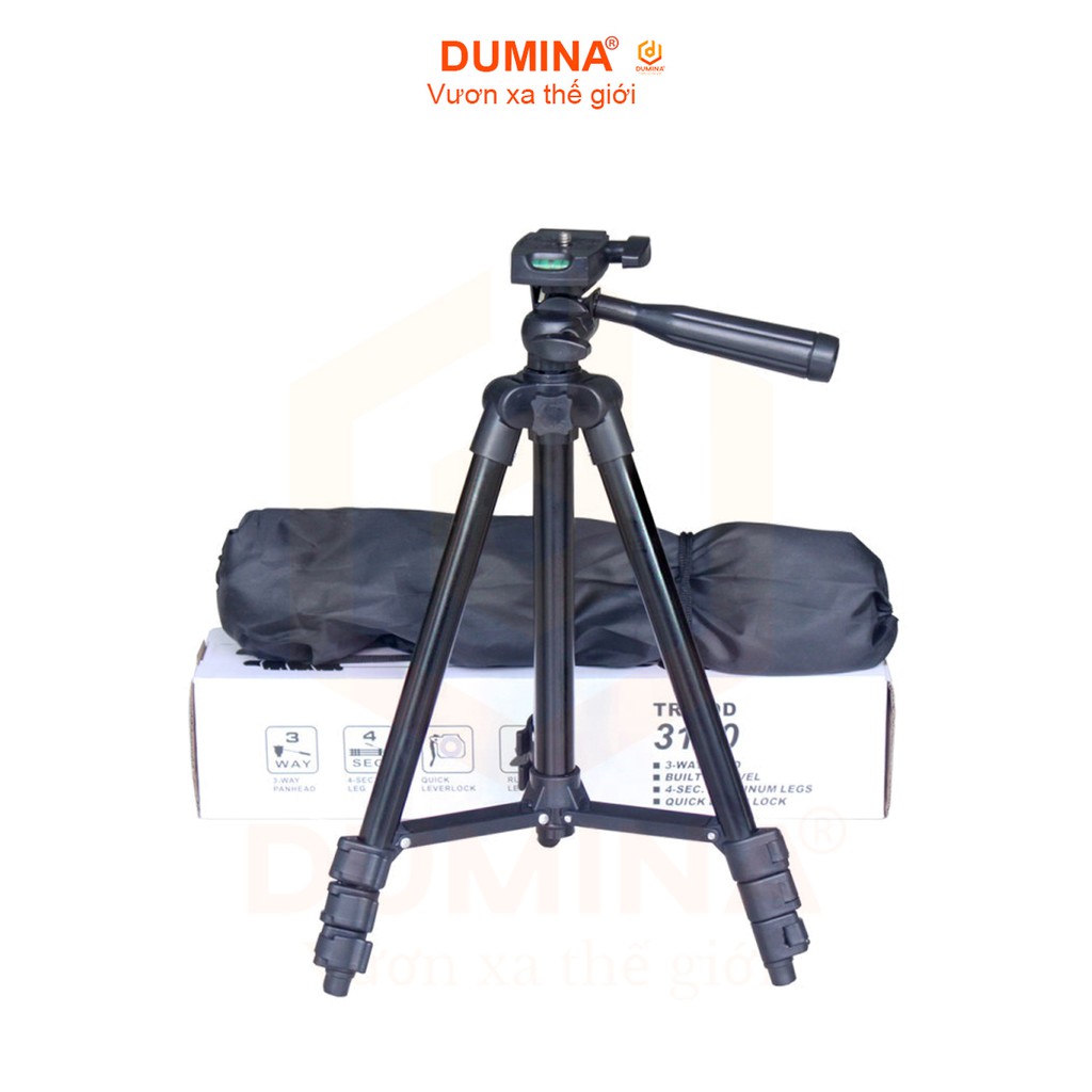 Giá đỡ điện thoại, máy ảnh tripod 3 chân 3110, 3120 kèm kẹp, gậy chụp hình tripod, hỗ trợ chụp ảnh, livestream