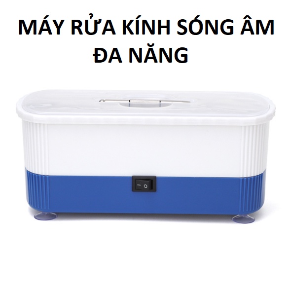 Máy rửa - vệ sinh kính, đồng hồ, trang sức bằng sóng âm đa năng 3 in 1 - [Tặng kèm tô vít 2 đầu]