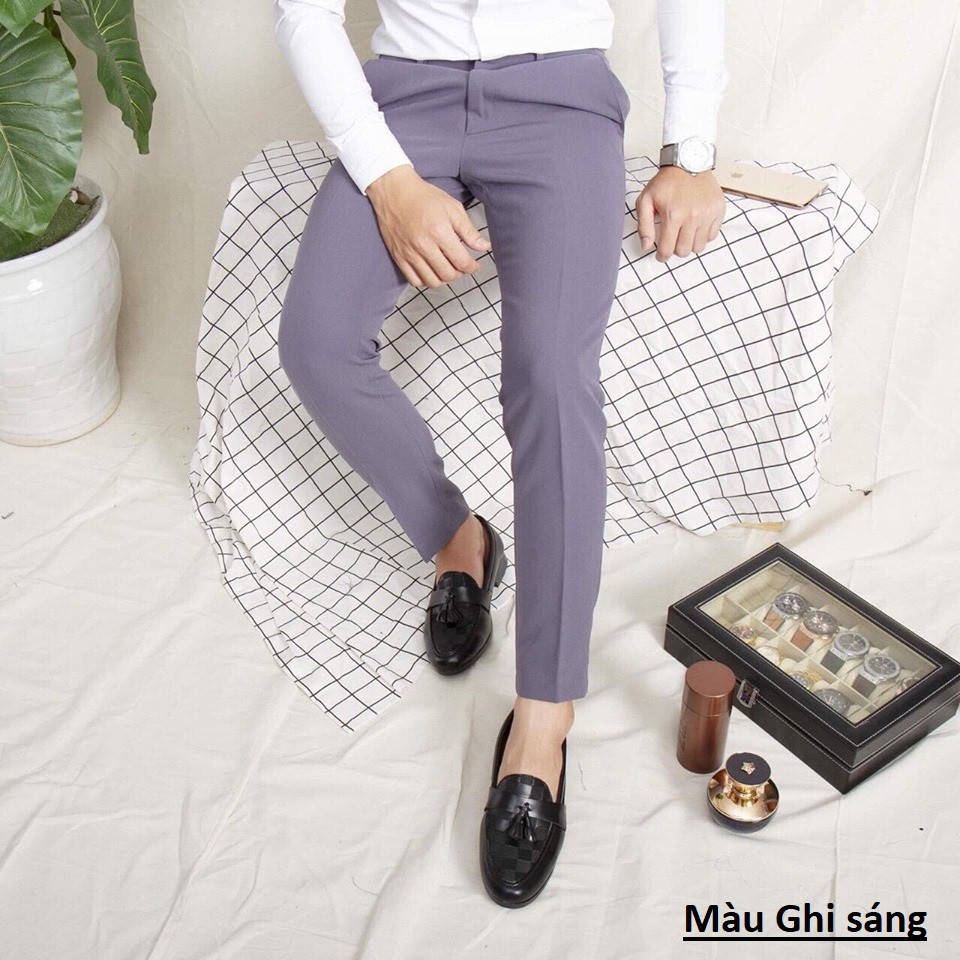 Quần Tây Nam - Quần Âu Nam Chất Liệu Cotton Mềm Mịn Trơn - QA01 | BigBuy360 - bigbuy360.vn