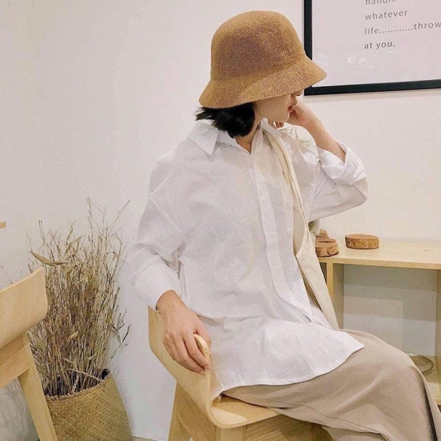 MŨ BUCKET CÓI CHỮ M SIÊU XINH