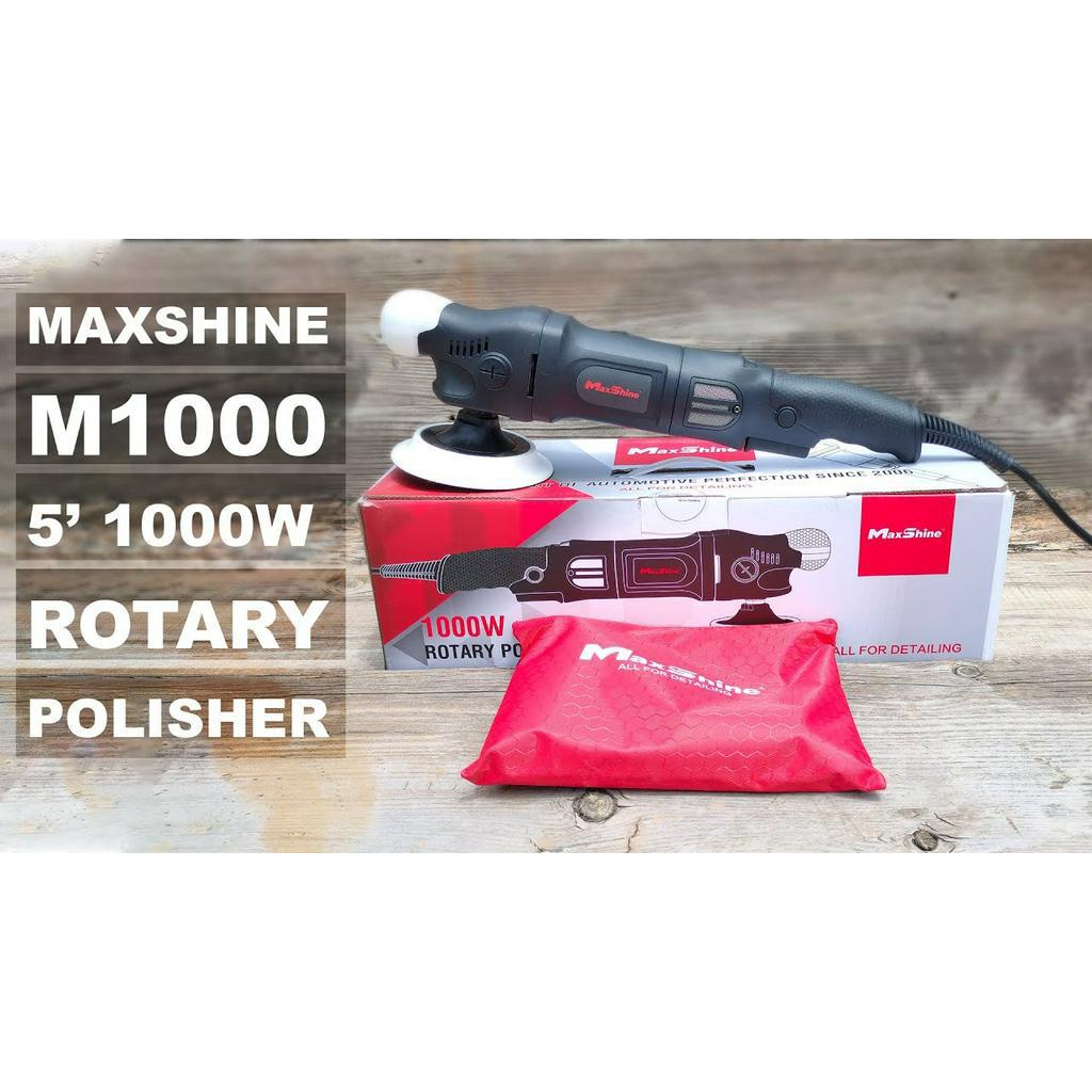 Máy đánh bóng đồng tâm, lệch tâm đa cấp trục M14 Maxshine M1000 Rotary/RO, M15 Pro DA Polisher 1000W DTS