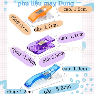 Cây luồn thun và kẹp vải