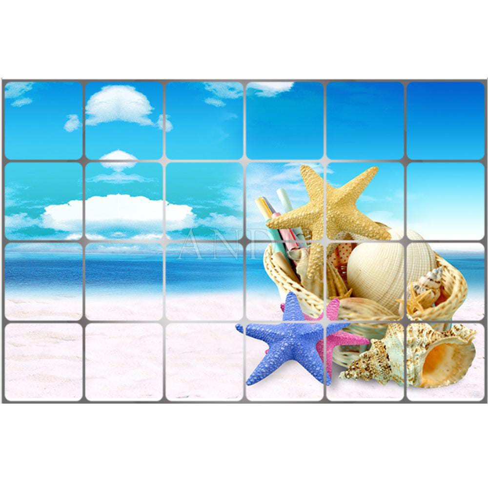 Combo 5 Giấy Dán Tường Cách Nhiệt, Miếng Decal Dán Tường Chống Thấm, Chống Dầu Mỡ Cho Nhà Bếp (60cm x 90cm