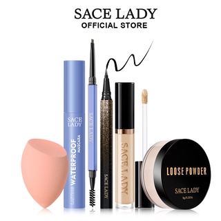 Set 6 món mỹ phẩm SACE LADY dùng trang điểm mắt và che khuyết điểm