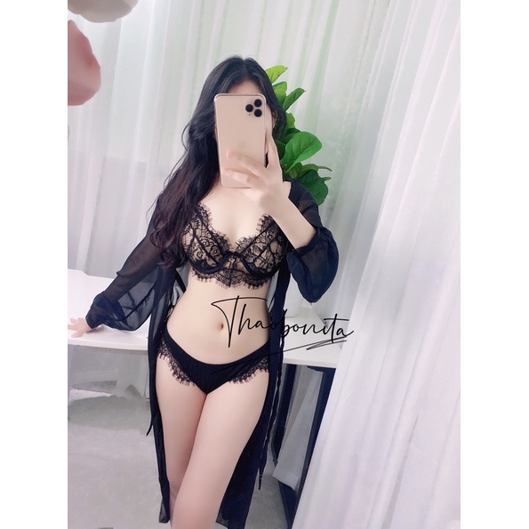 Set Nội Y Ren Mi Siêu Sexy kèm Gọng Nâng Ngực- Ảnh thật-GIAO HỎA TỐC HCM | BigBuy360 - bigbuy360.vn