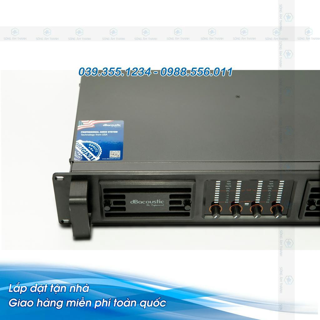 Main công suất 4 kênh cao cấp dBacoustic D4.25Plus ( Cục đẩy chuyên dùng cho Line Array, hoả tiển với công suất 13
