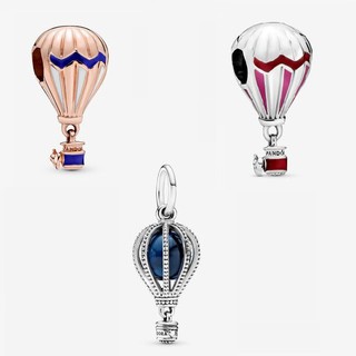 Pure Silver Hot Air Balloon Charm