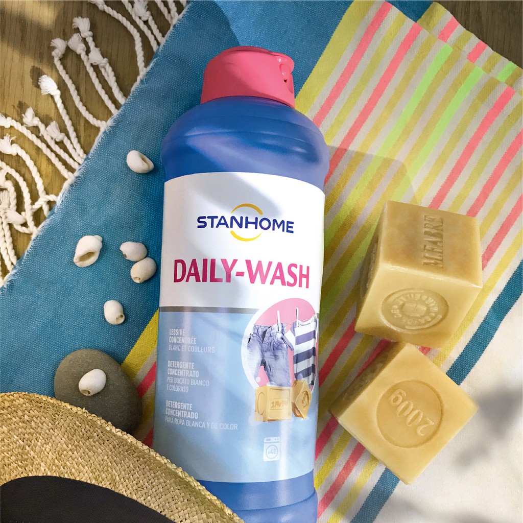 Nước giặt hàng ngày với hương biển tươi mát Stanhome daily wash provencal 1500ml