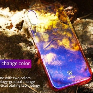 Ốp lưng iPhone X cứng loang màu hiệu Baseus