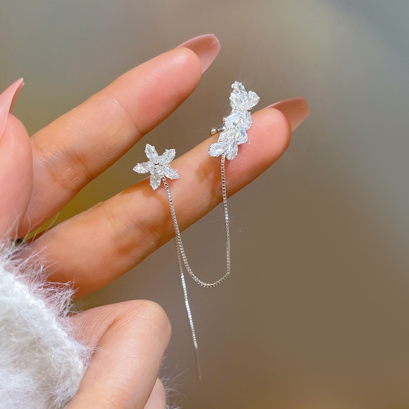 BÔNG VÀNH TAI ĐÍNH ĐÁ CAO CẤP SIÊU SANG PHONG CÁCH HÀN QUỐC - MELY 1233