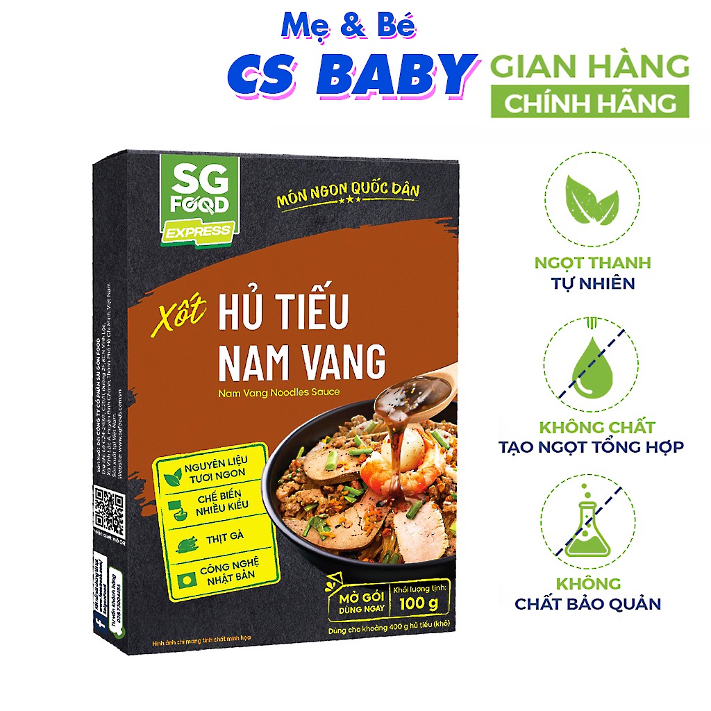 Xốt hủ tiếu Nam Vang 100g Sài Gòn Food CS baby