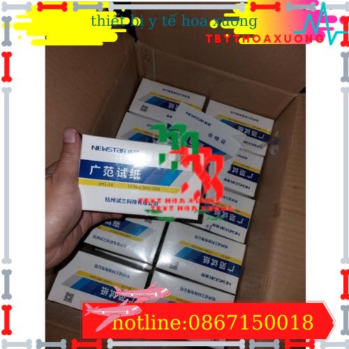 [Hàng Chuẩn] Giấy Quỳ Tím Thử Độ pH Thang Đo Từ 1 Đến 14