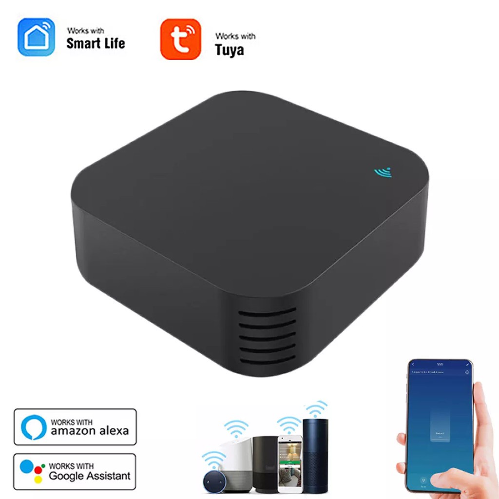 Bộ điều khiển hồng ngoại Tuya S06 Pro bản mới 2021 – Tích hợp cảm biến độ ẩm, nhiệt độ